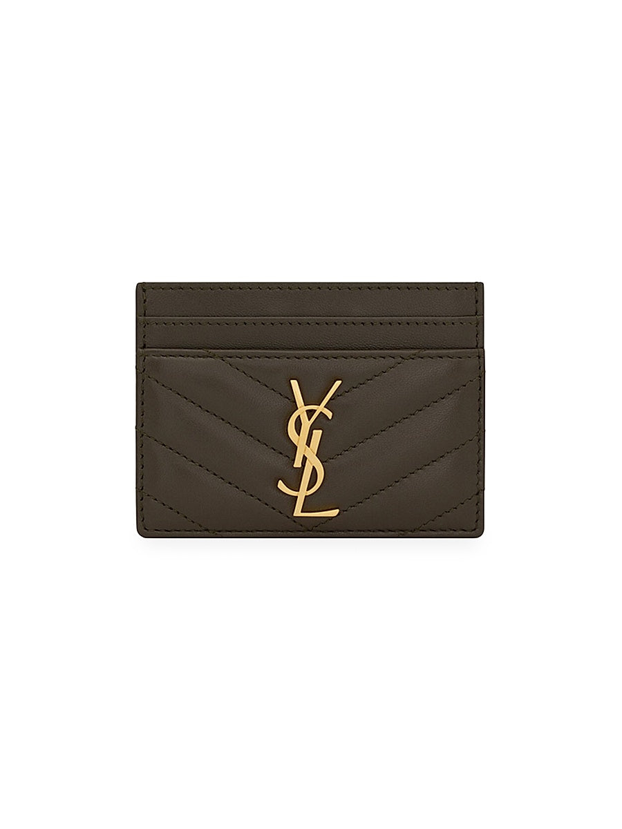 Cassandre Matelass Card Case in Lambskin