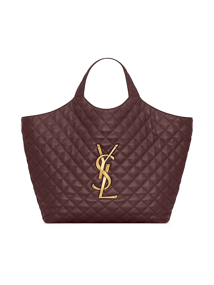Icare Maxi Shopping Bag In Quilted Lambskin
