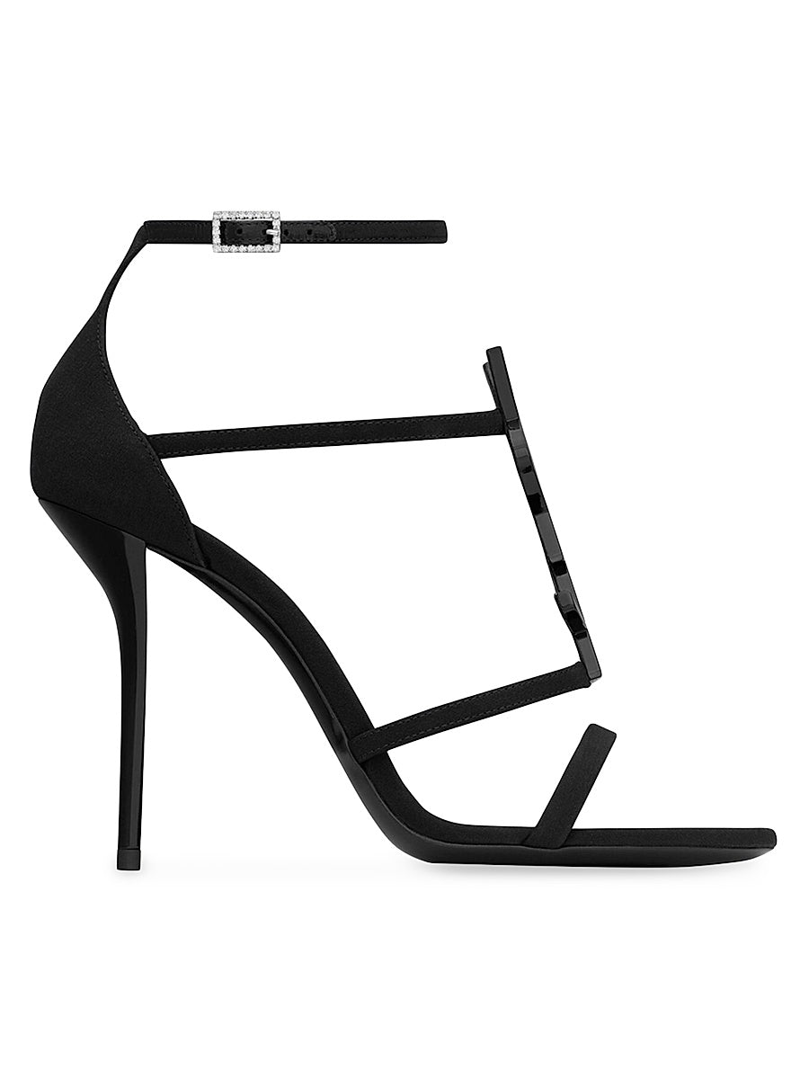 Cassandra Sandals in Crepe De Chine