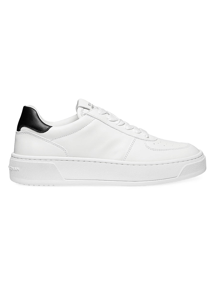 Courtside Low-Top Leather Sneakers