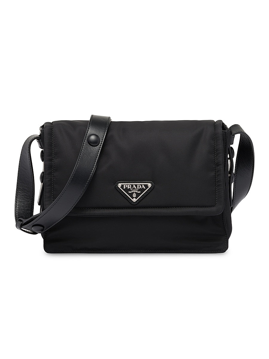 Small Padded Re-Nylon Shoulder Bag