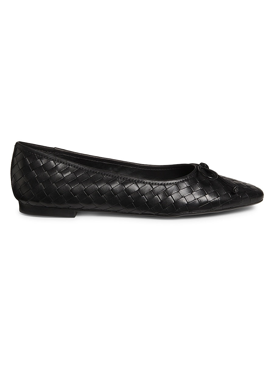 Arissa Woven Leather Flats