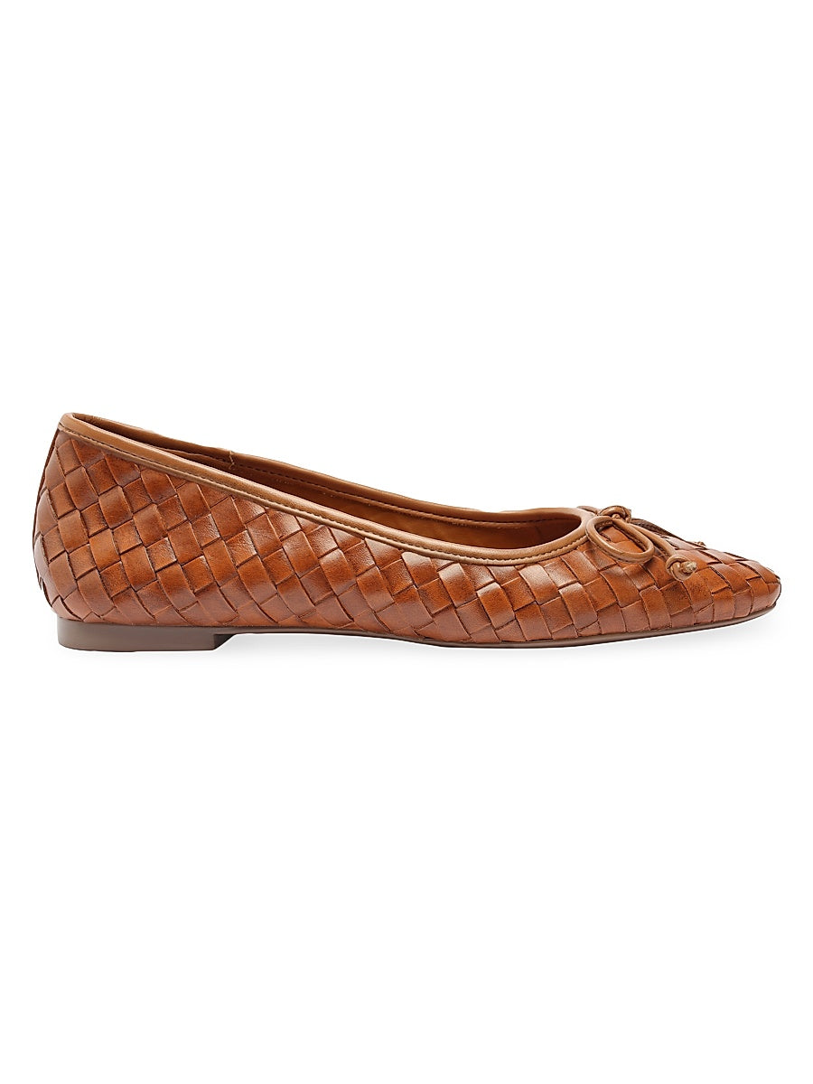 Arissa Woven Leather Flats