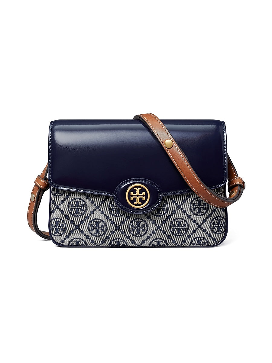 Robinson T Monogram Convertible Shoulder Bag