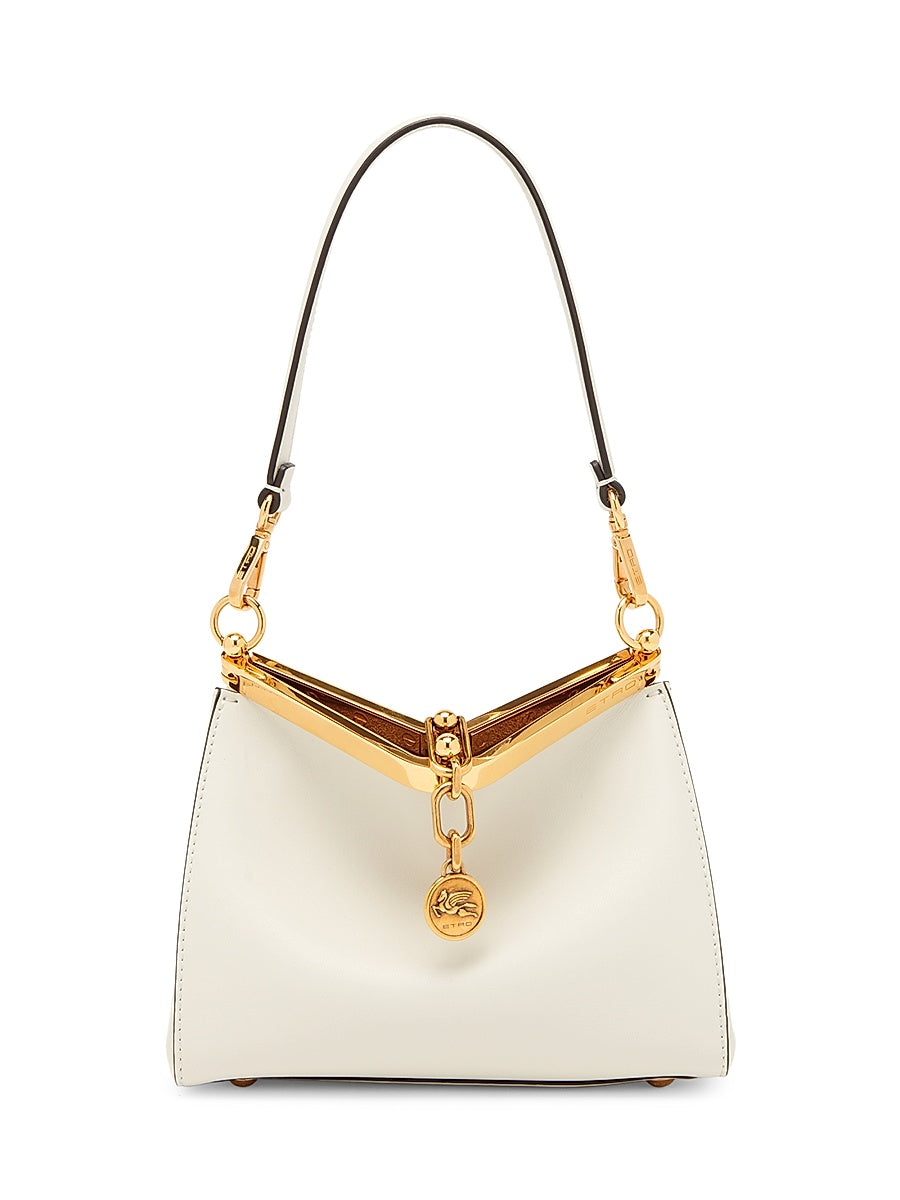 Mini Vela Leather Shoulder Bag