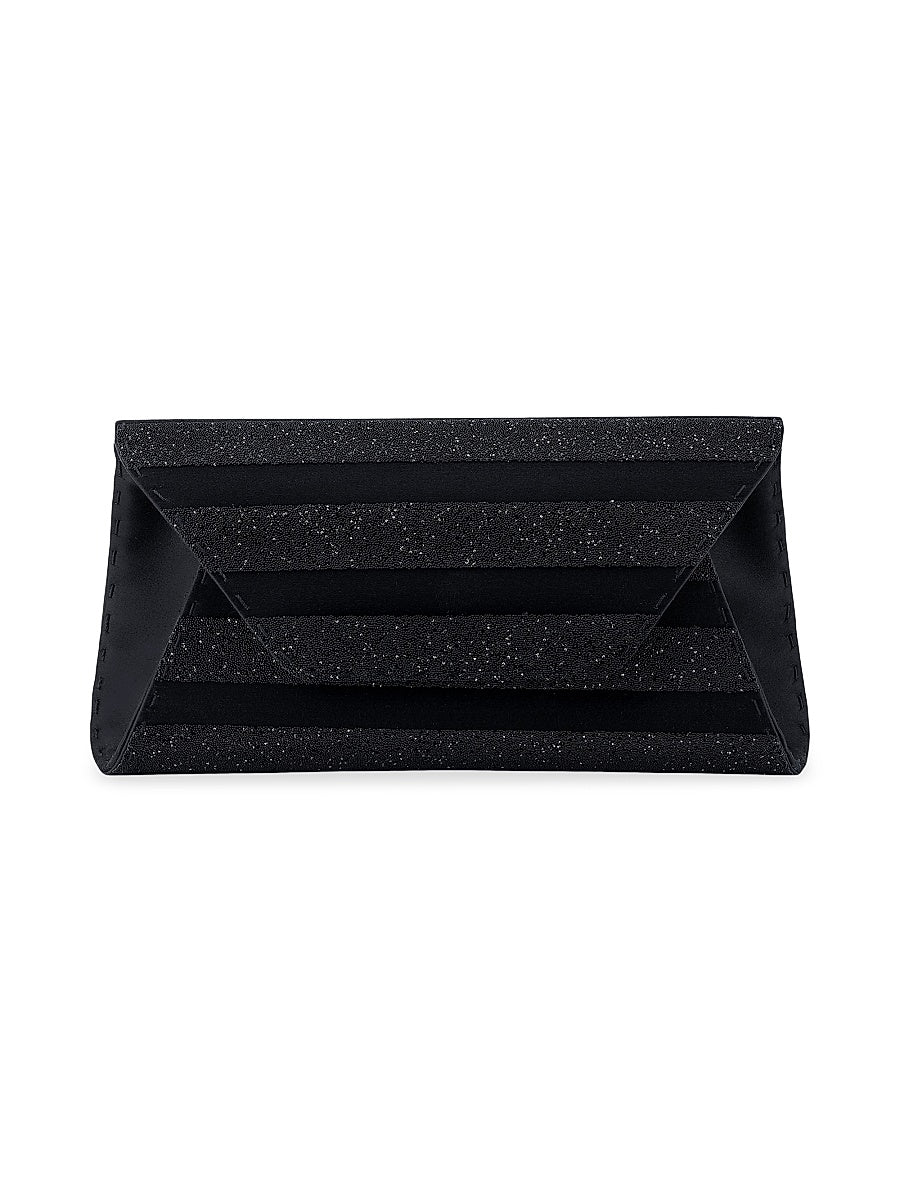 Eloise Clutch in Starry Night Swarovski Sand Crystal