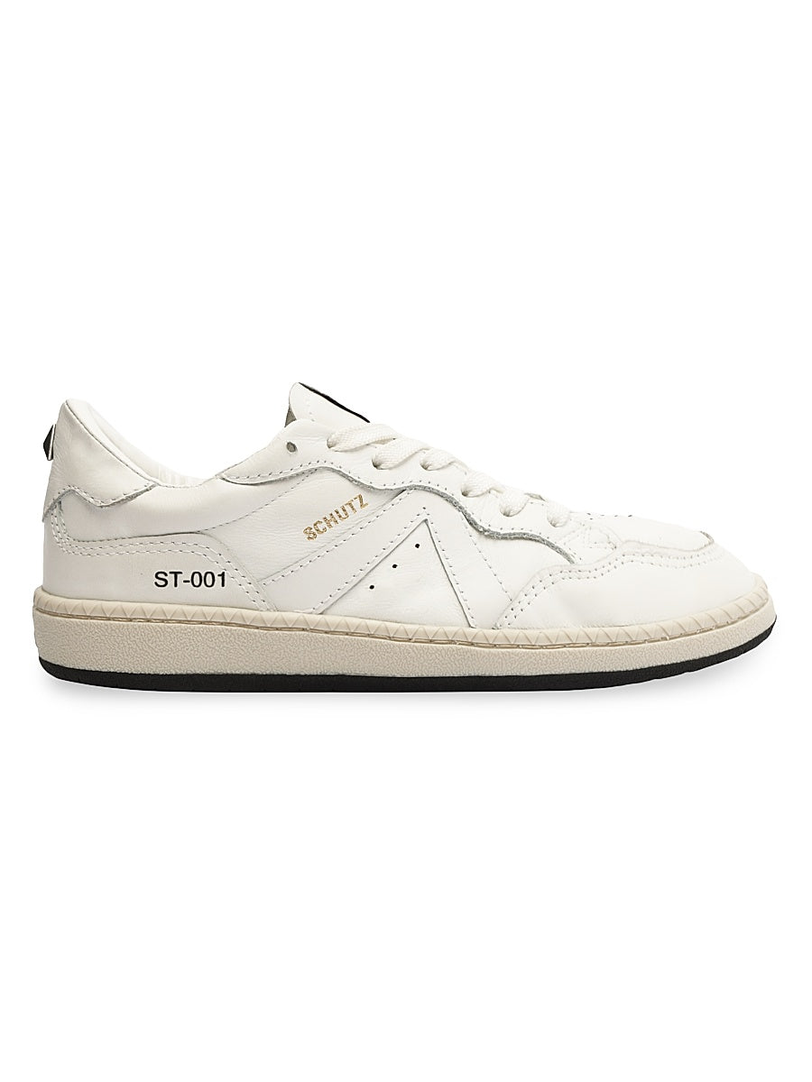 St-001 Leather Low-Top Sneakers