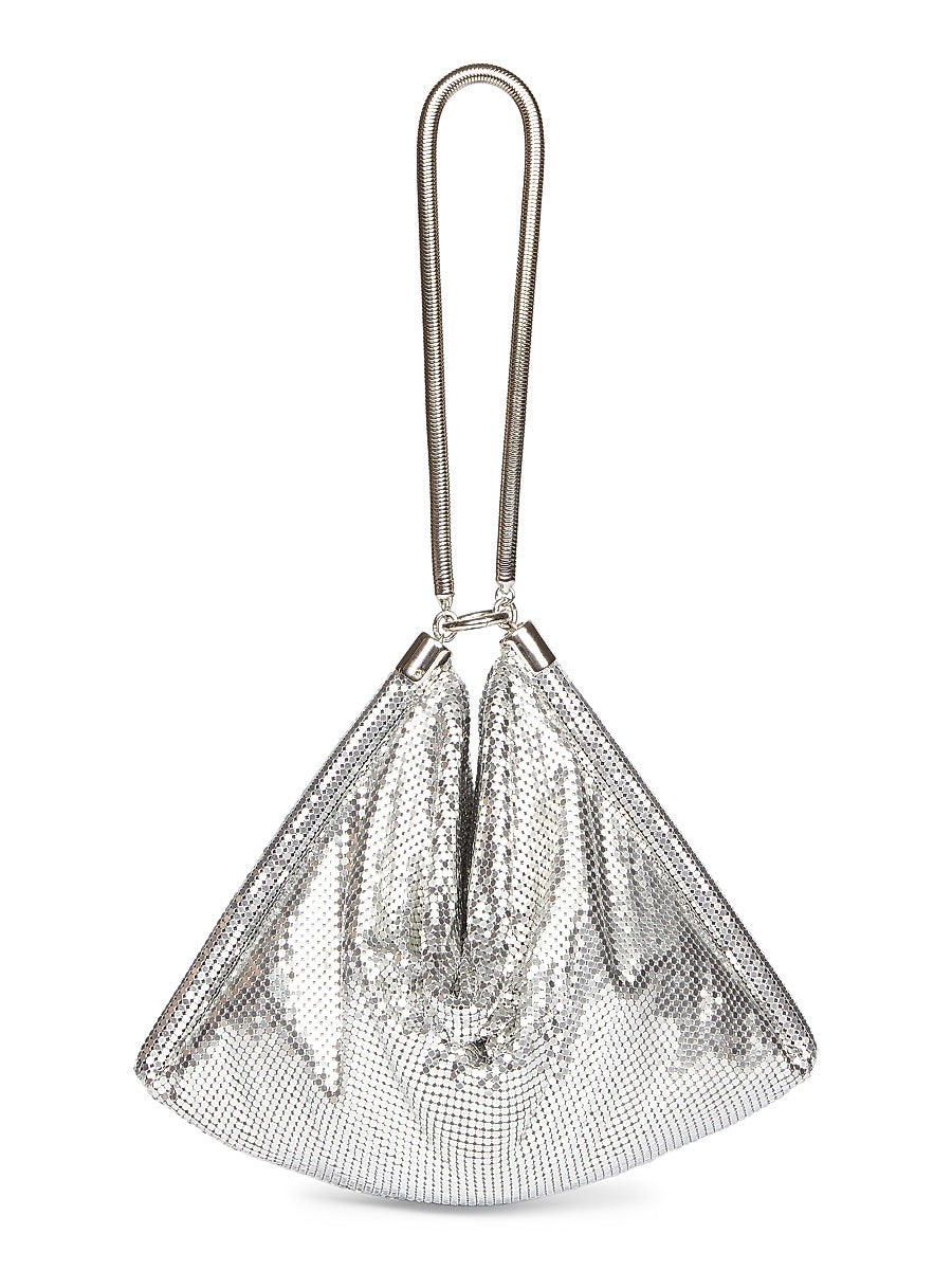 Pixel Tube Chain Mail Top-Handle Bag