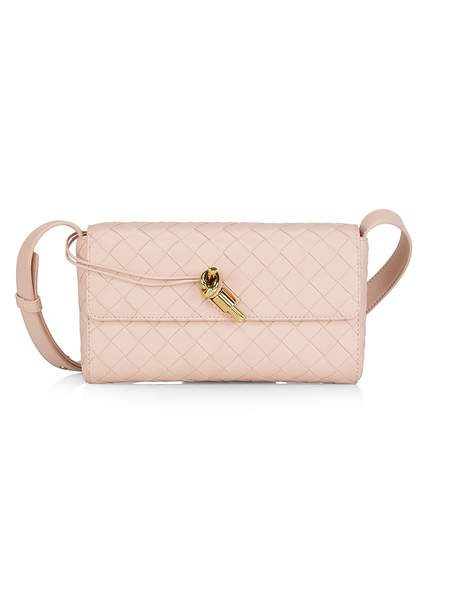 Mini Andiamo Intrecciato Leather Cossbody Bag