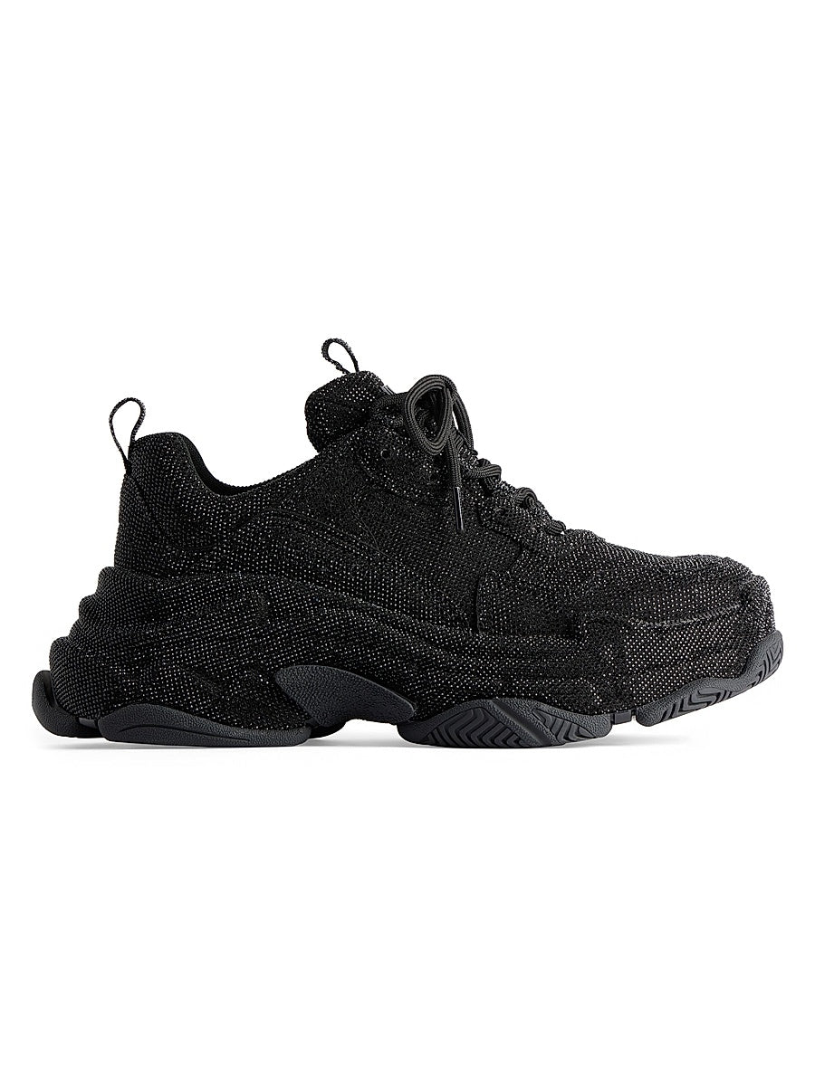 Women's Triple S Sneakers with Rhinestones