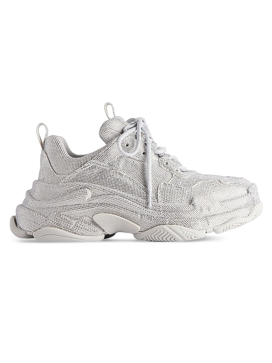 Women's Triple S Sneakers with Rhinestones