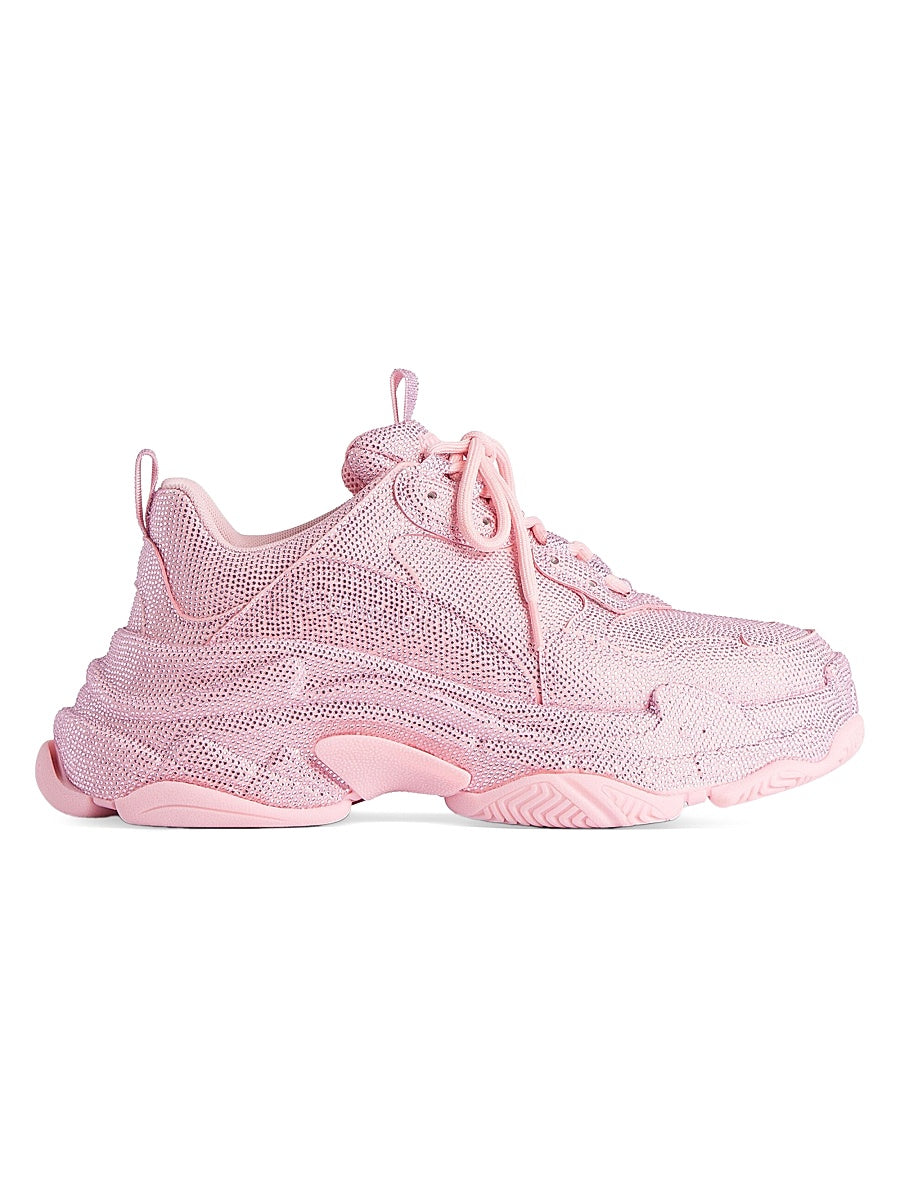 Women's Triple S Sneakers with Rhinestones