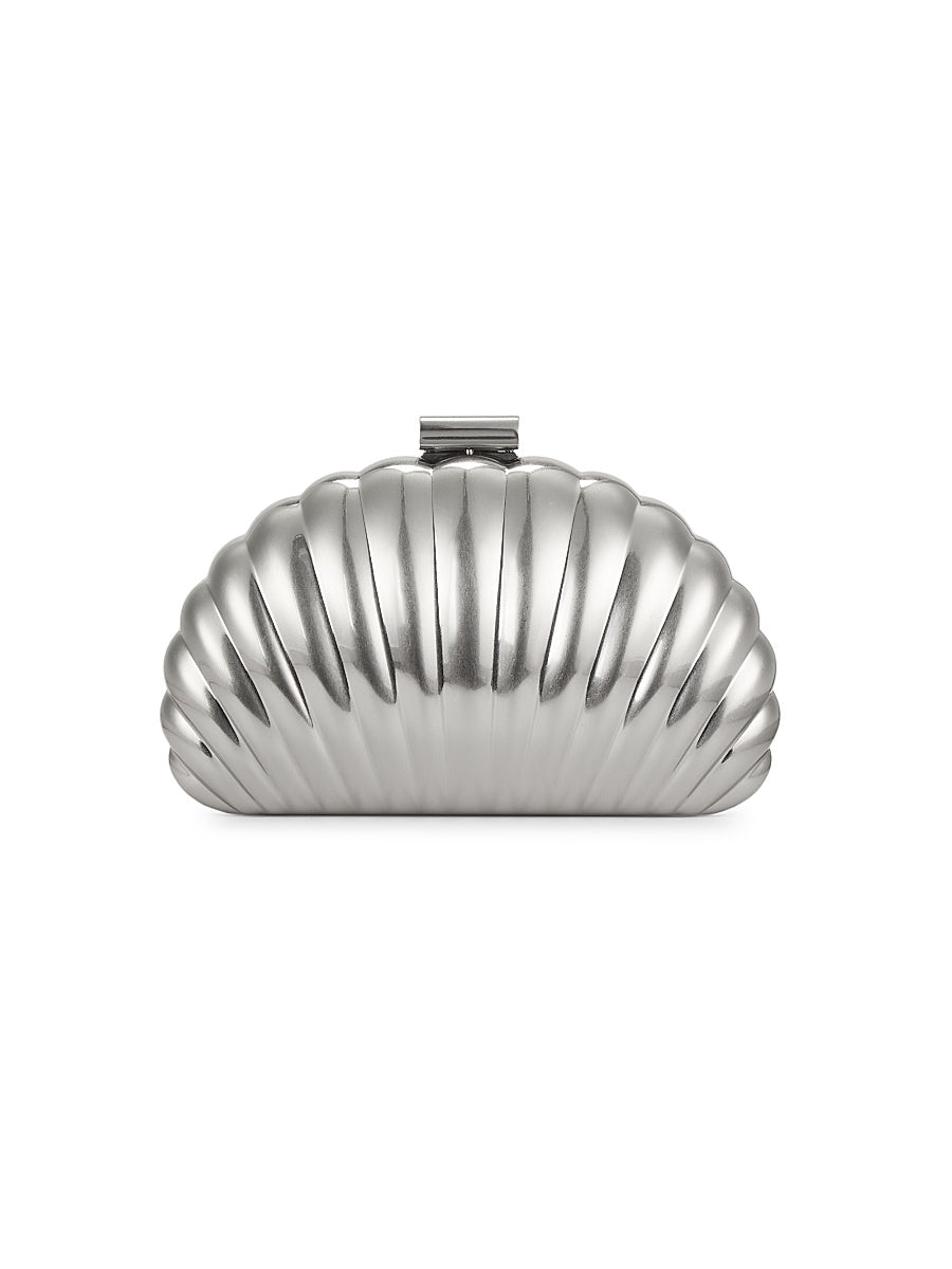 Monet Metallic Shell Clutch