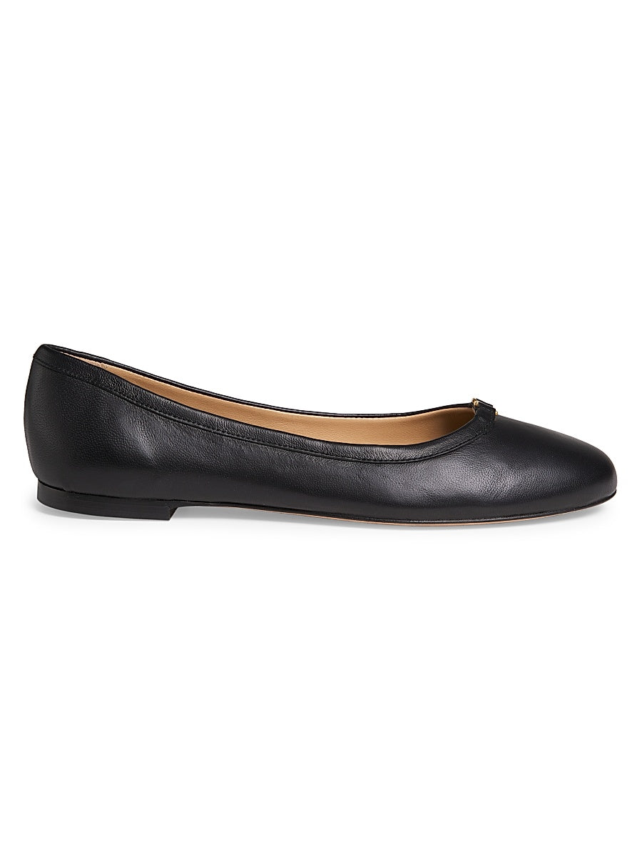 Marcie Leather Ballet Flats