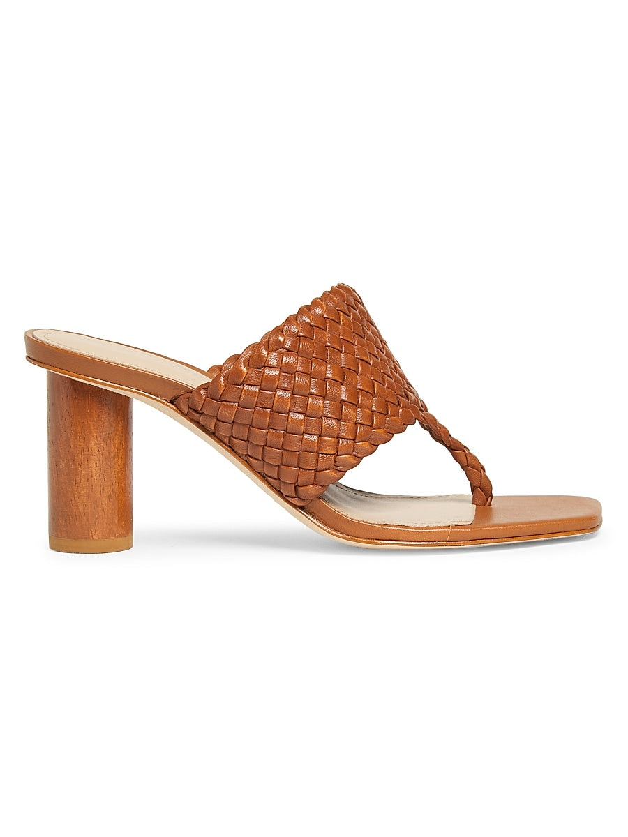 70MM Leather Sandals