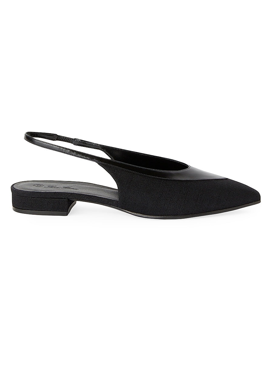Rebecca Wool & Leather Flats