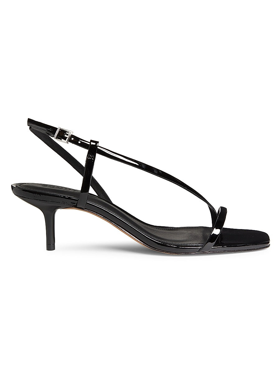 Heloise 63MM Patent Leather Slingback Sandals