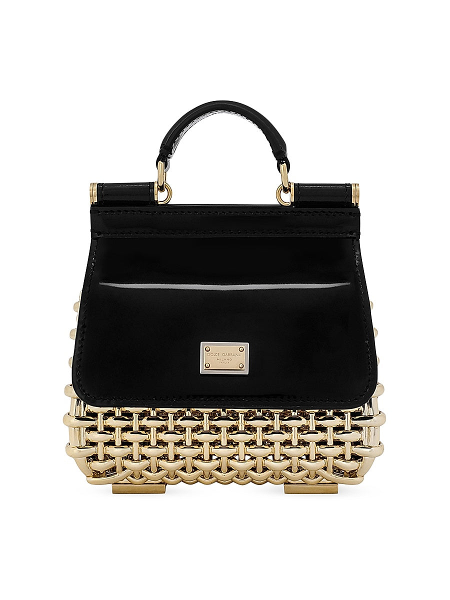 Mini Sicily Leather Box Bag