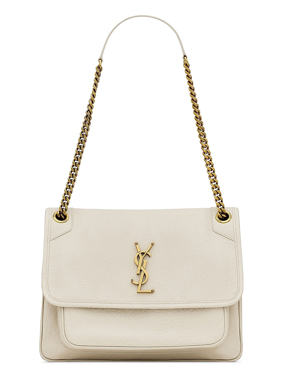 Niki Medium Shoulder Bag in Grained Lambskin