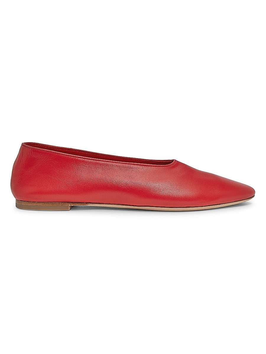 Alba Leather Ballet Flats