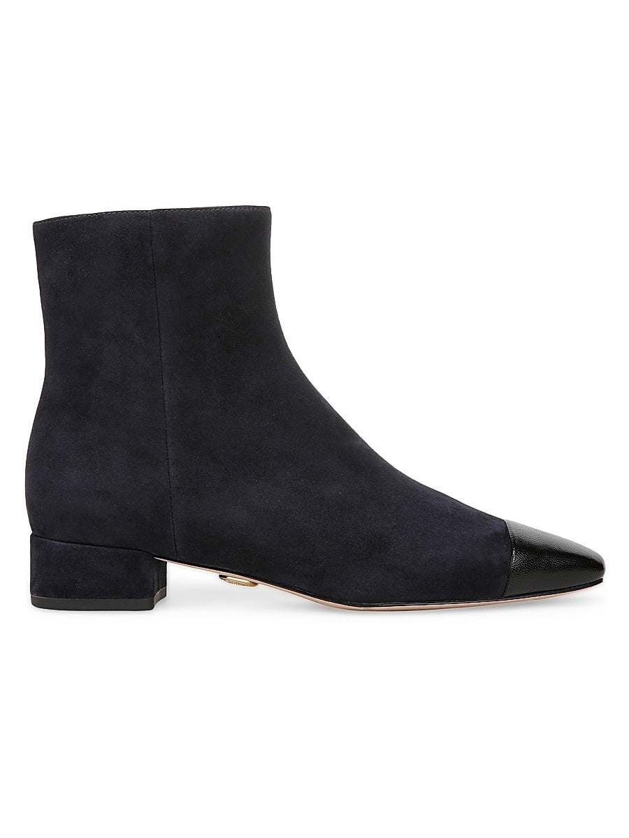 Cecile Suede Ankle Booties
