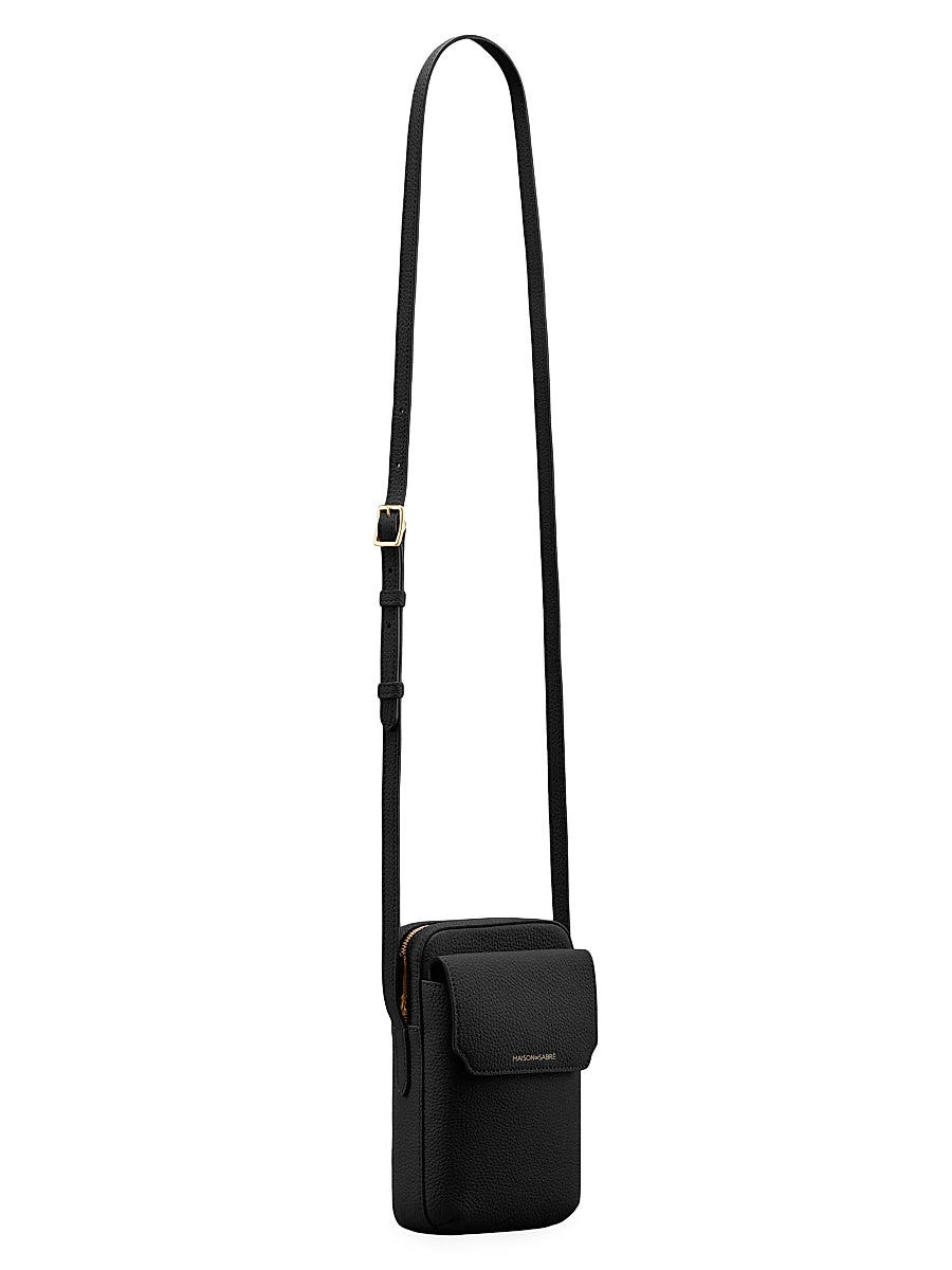 Leather Zip Phone Pouch