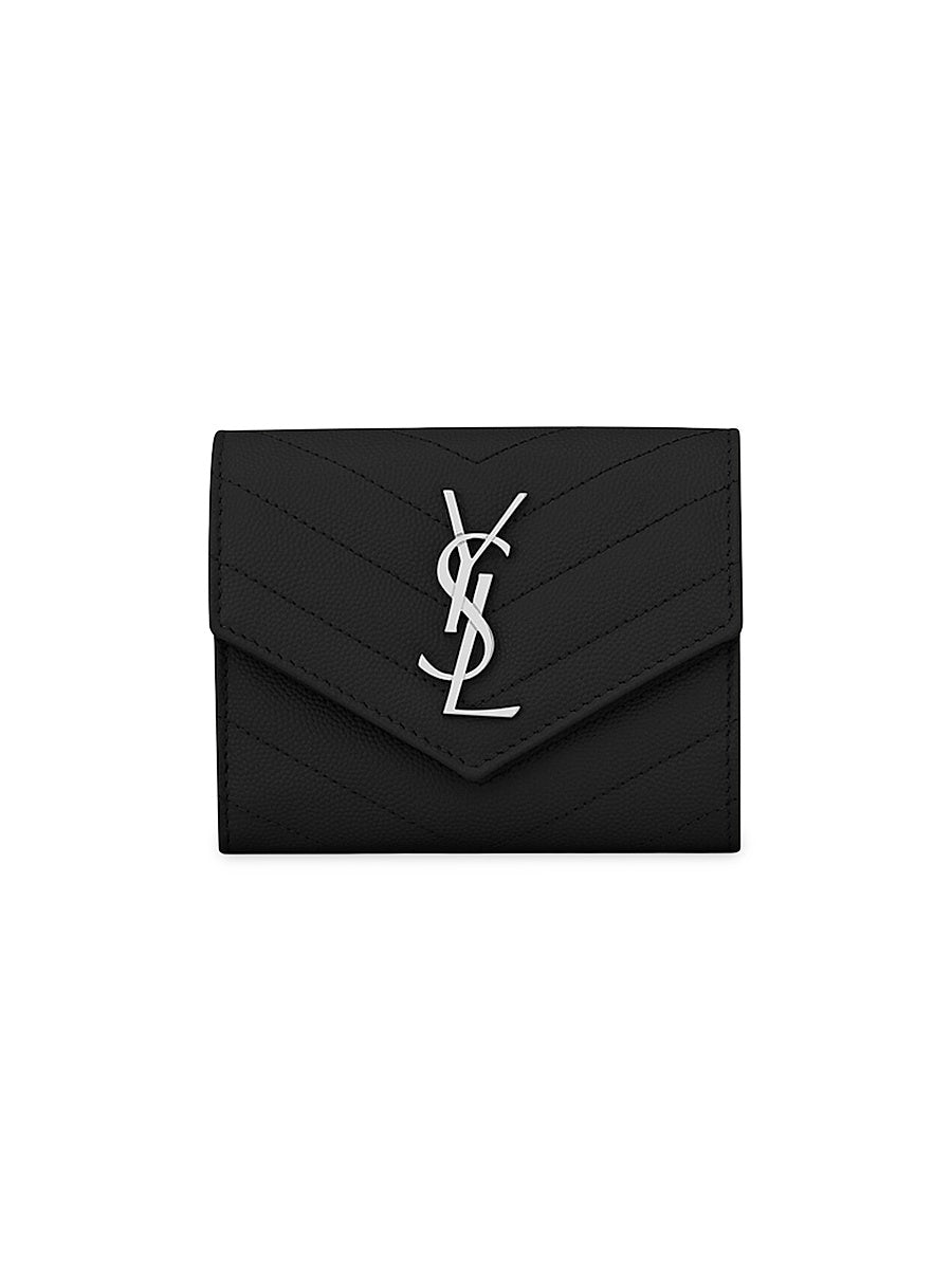 Cassandre Matelassé Compact Tri Fold Wallet