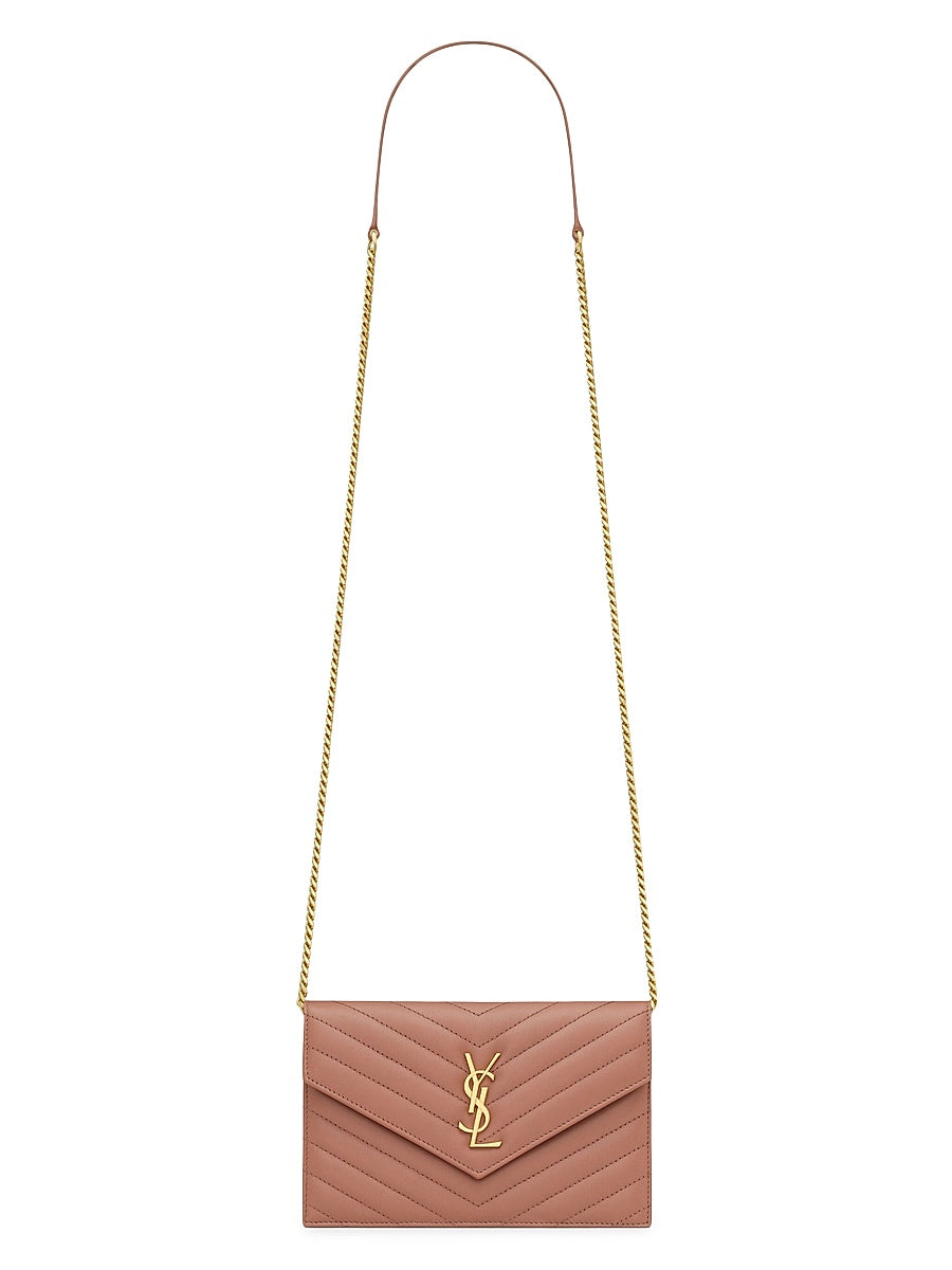 Cassandre Envelope Chain Wallet in Lambskin