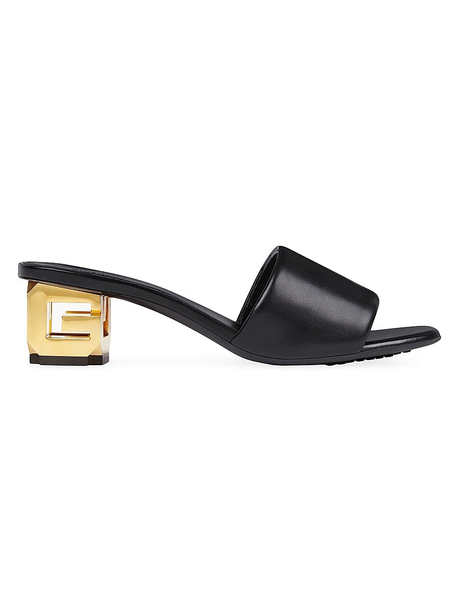 G Cube Mules in Leather
