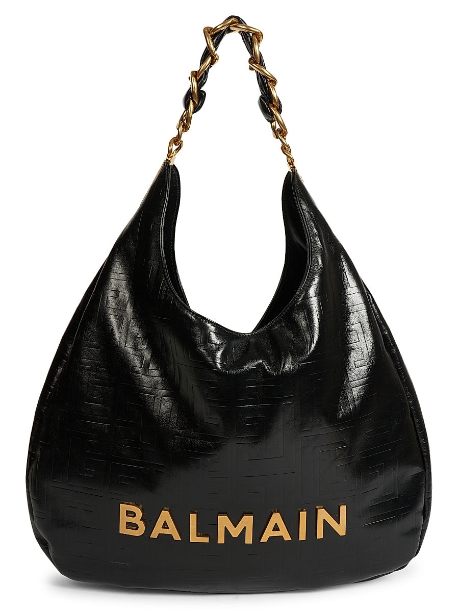 1945 Soft Cabas Embossed Leather Hobo Bag