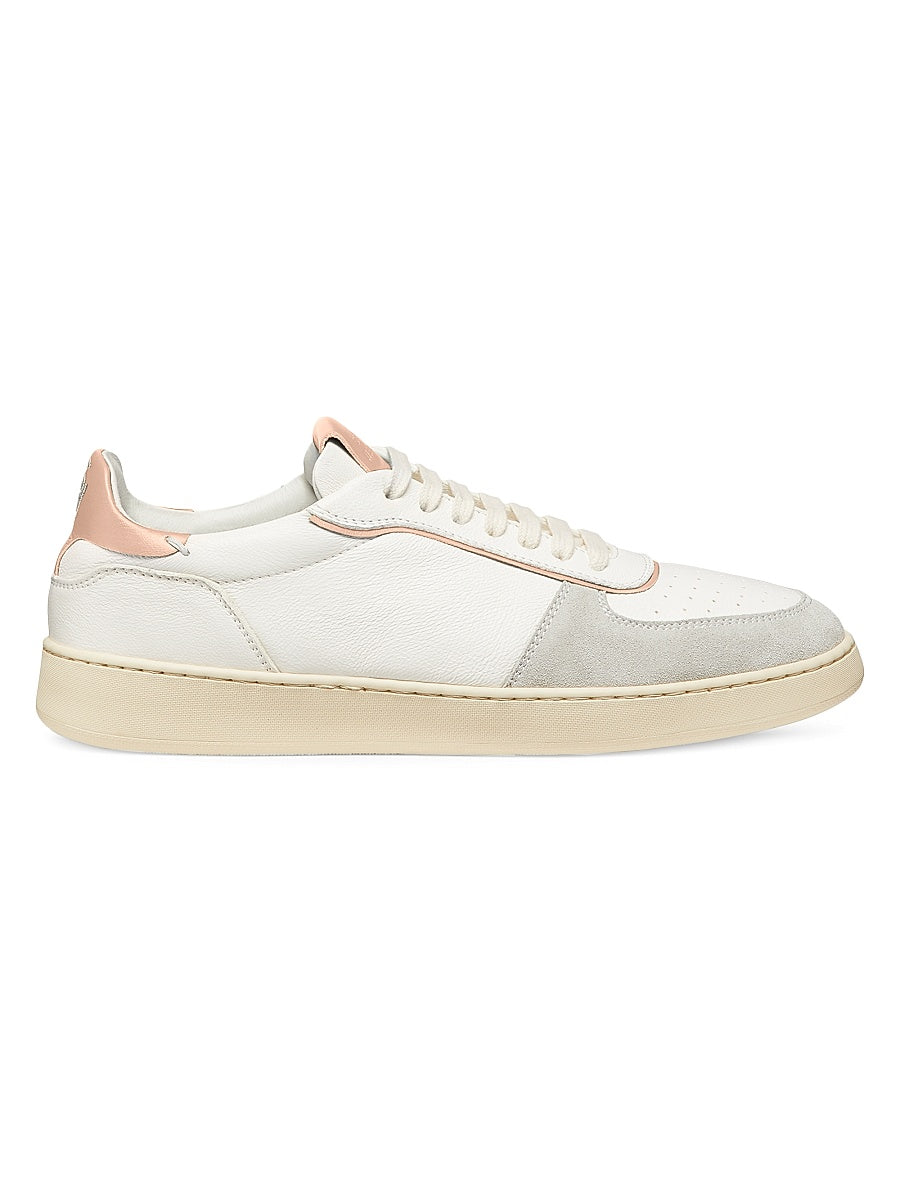 Derby Leather & Suede Low-Top Sneakers