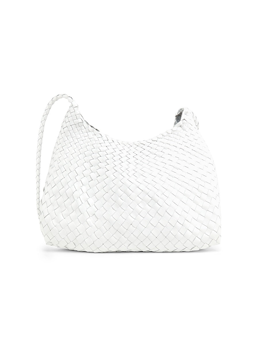 Woven Leather Tote Bag