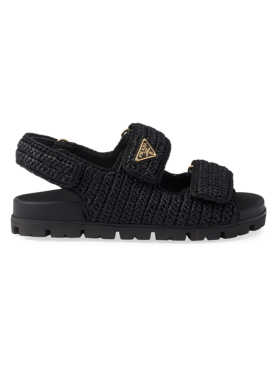Woven Fabric Sandals