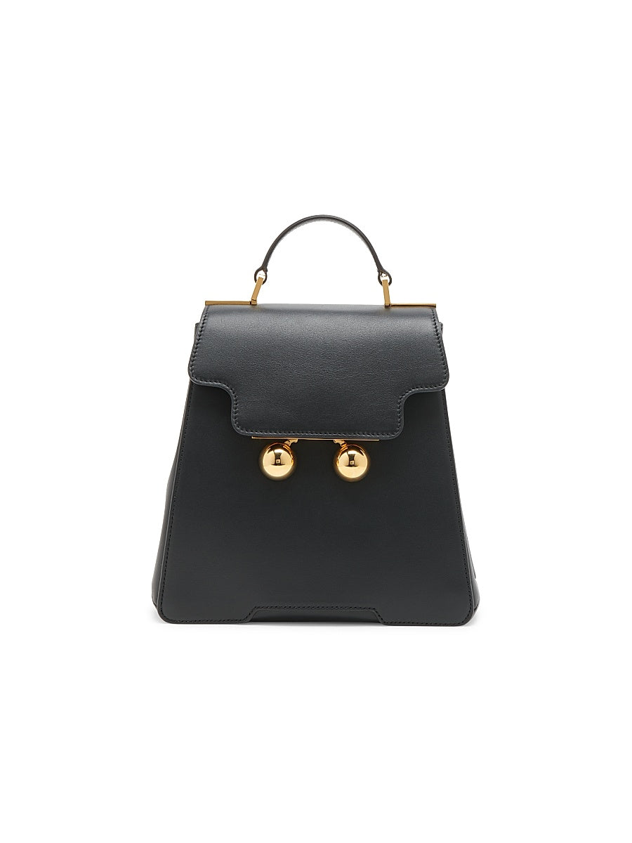 Structured Leather Backpack
