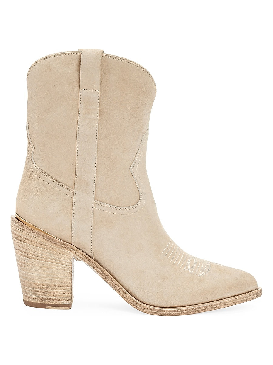 Leigh Anne 90MM Suede Ankle Booties