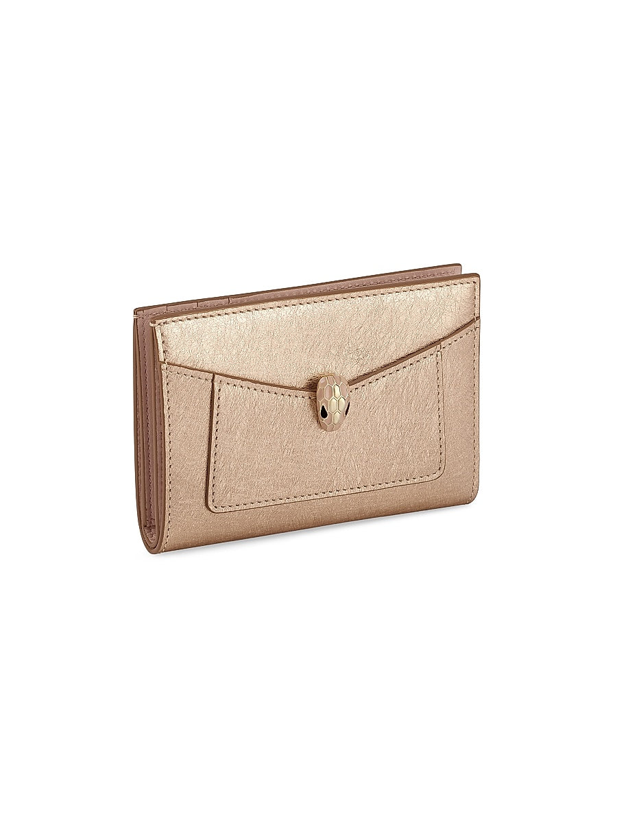 Serpenti Forever Leather Card Holder