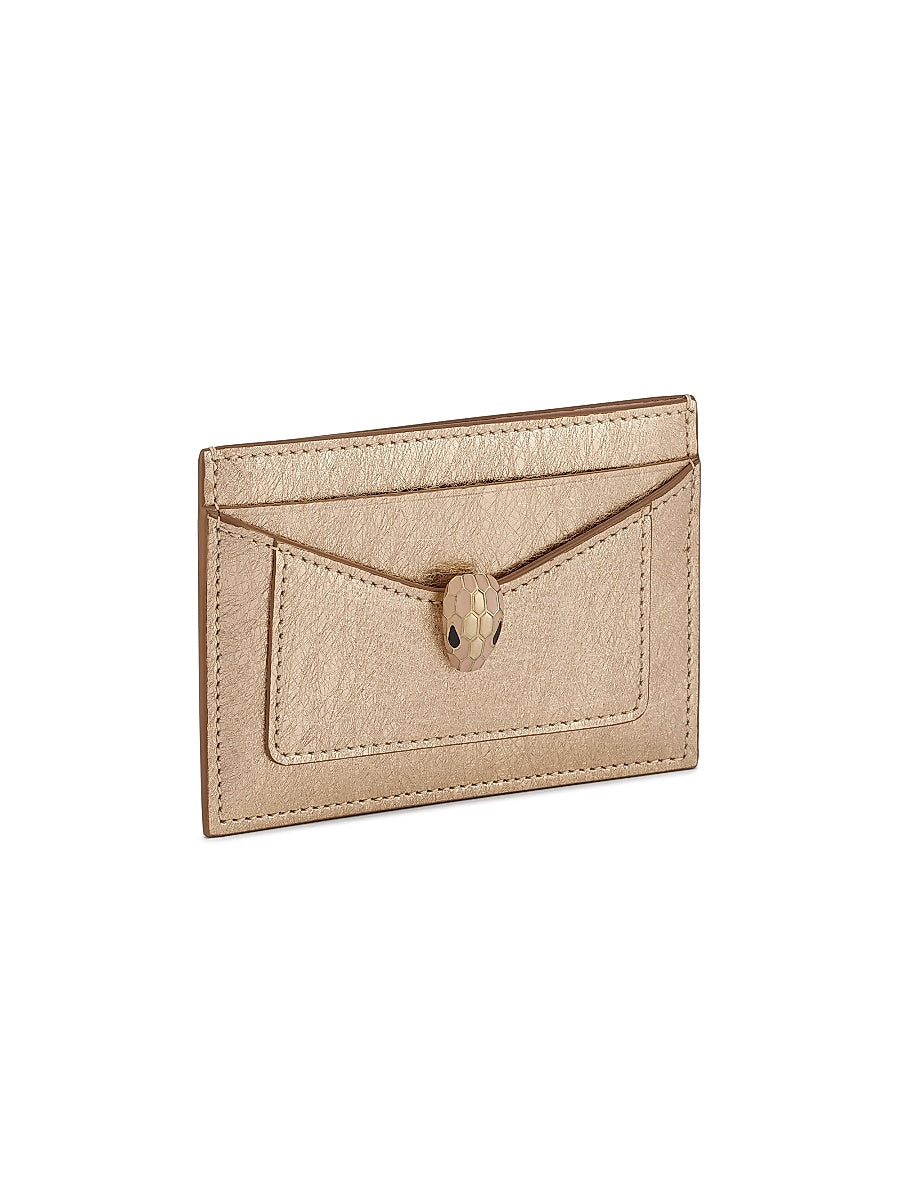 Serpenti Forever Leather Card Holder