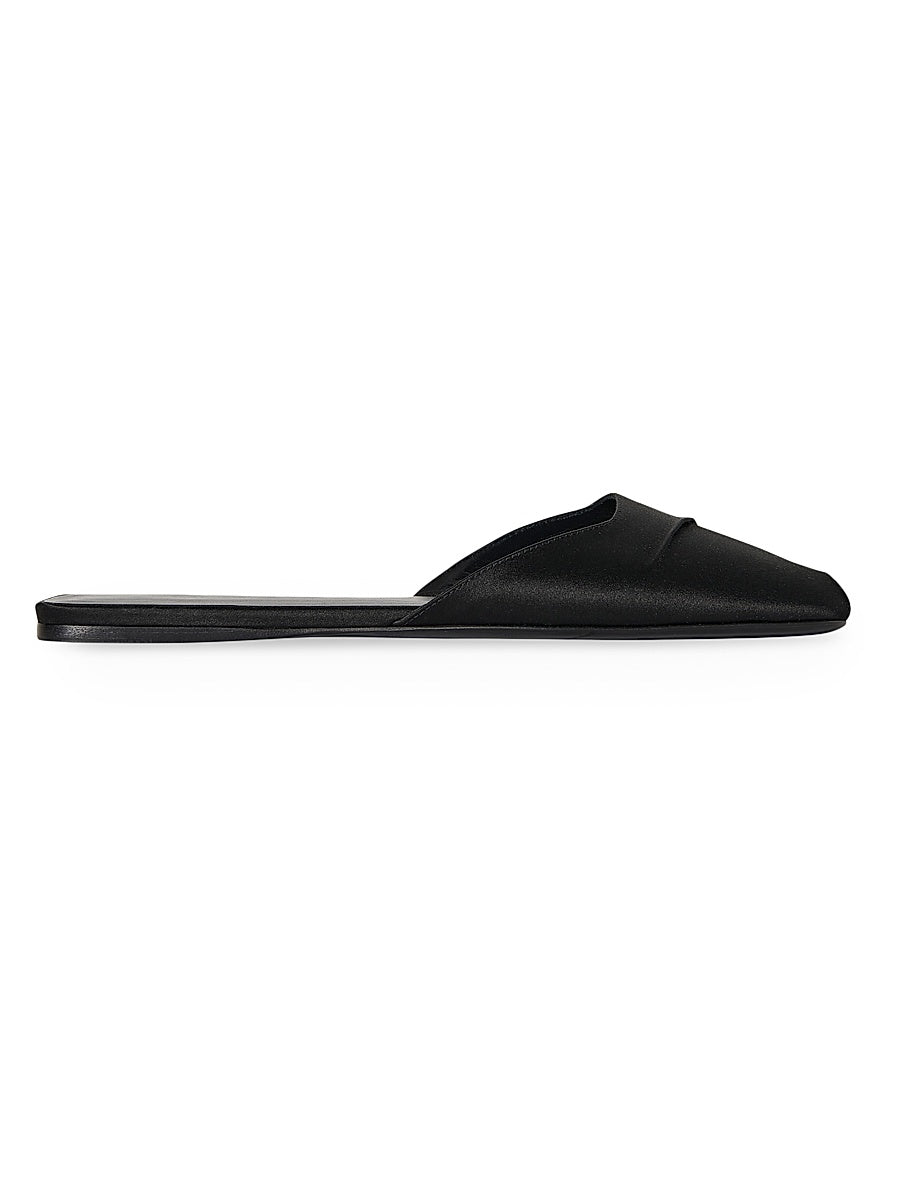 Milla Silk-Blend Mules