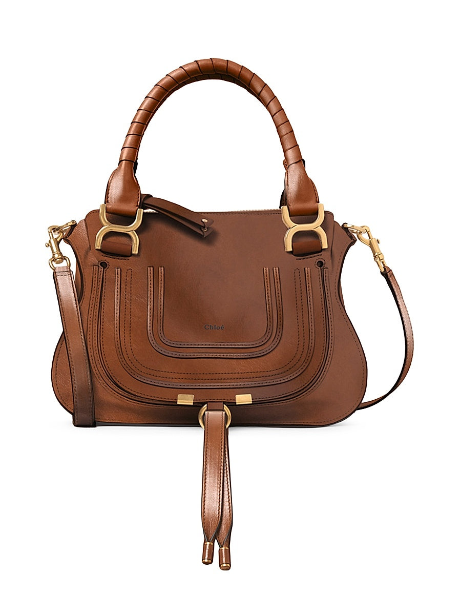 Marcie Small Leather Satchel