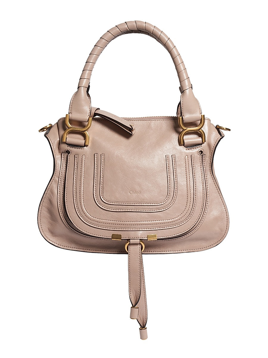Marcie Small Leather Satchel