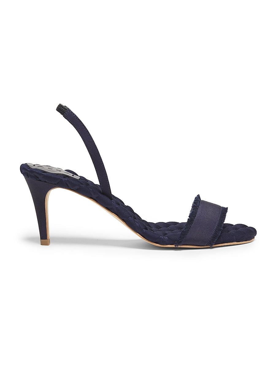 Claudia 75MM Grosgrain Slingback Sandals