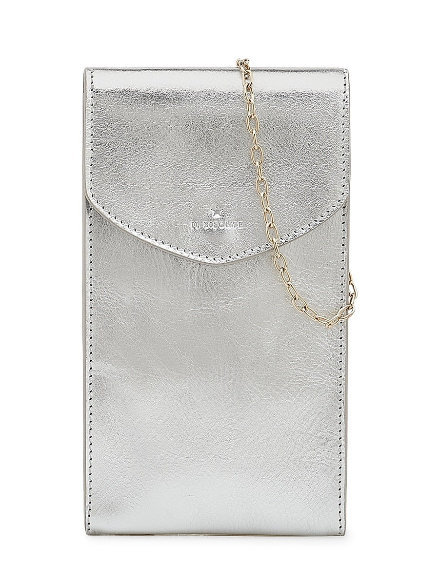 Bigallo Metallic Leather Phone Bag