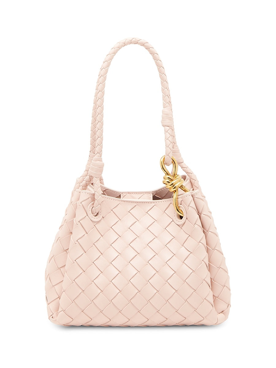 Andiamo Intrecciato Leather Crossbody Bag
