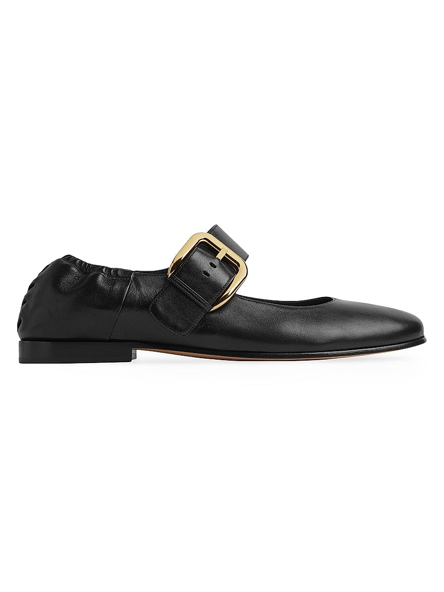 Astaire Leather Mary Jane Ballerina Flats