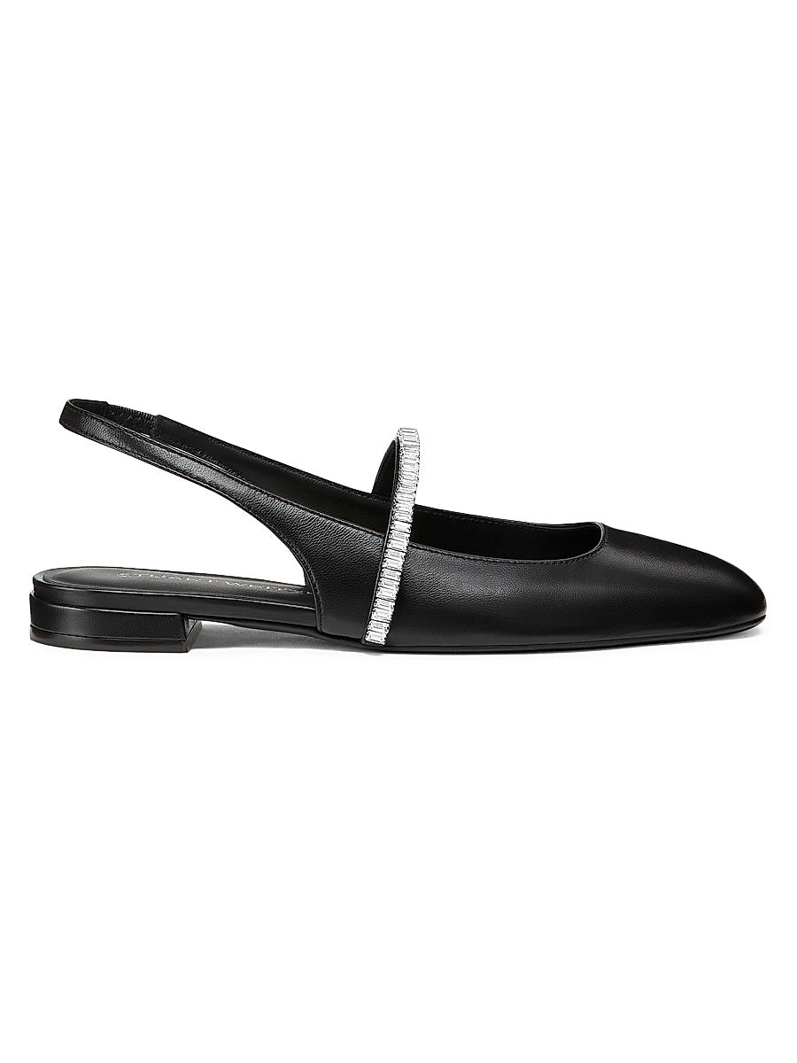 Stefanie Leather Slingback Flats