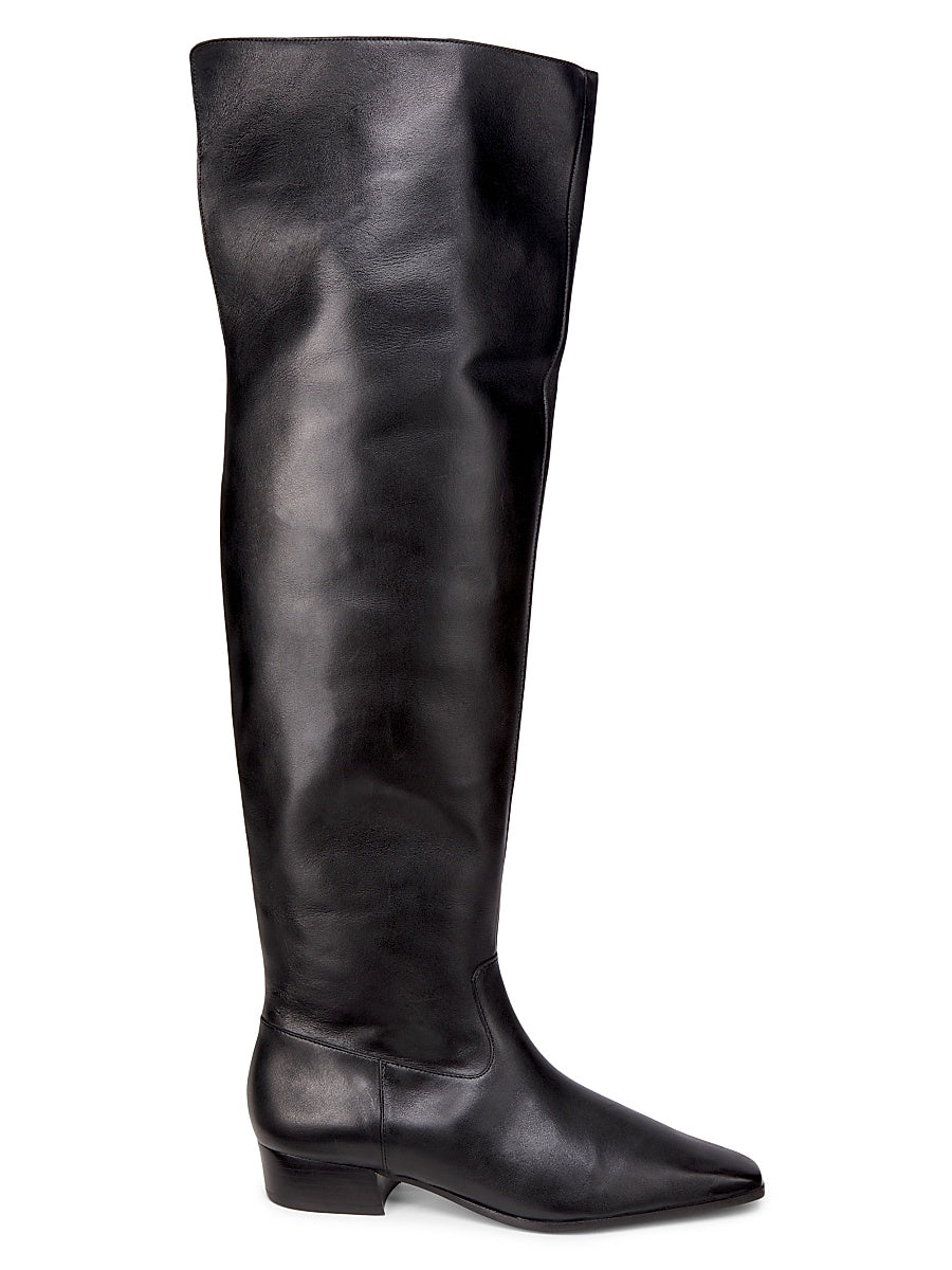 Helena Over-The-Knee Leather Boots