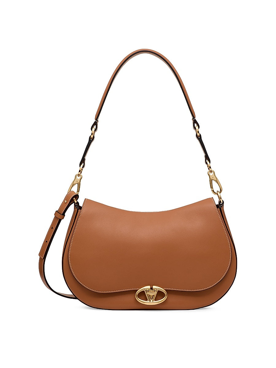 Ohval Medium Shoulder Bag in Nappa Calfskin