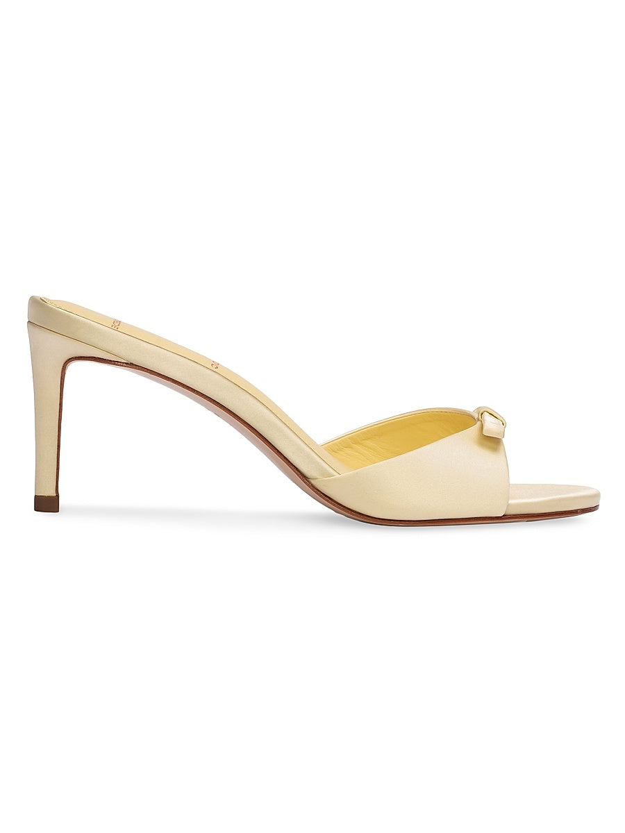 Albie 65MM Satin Mule Sandals