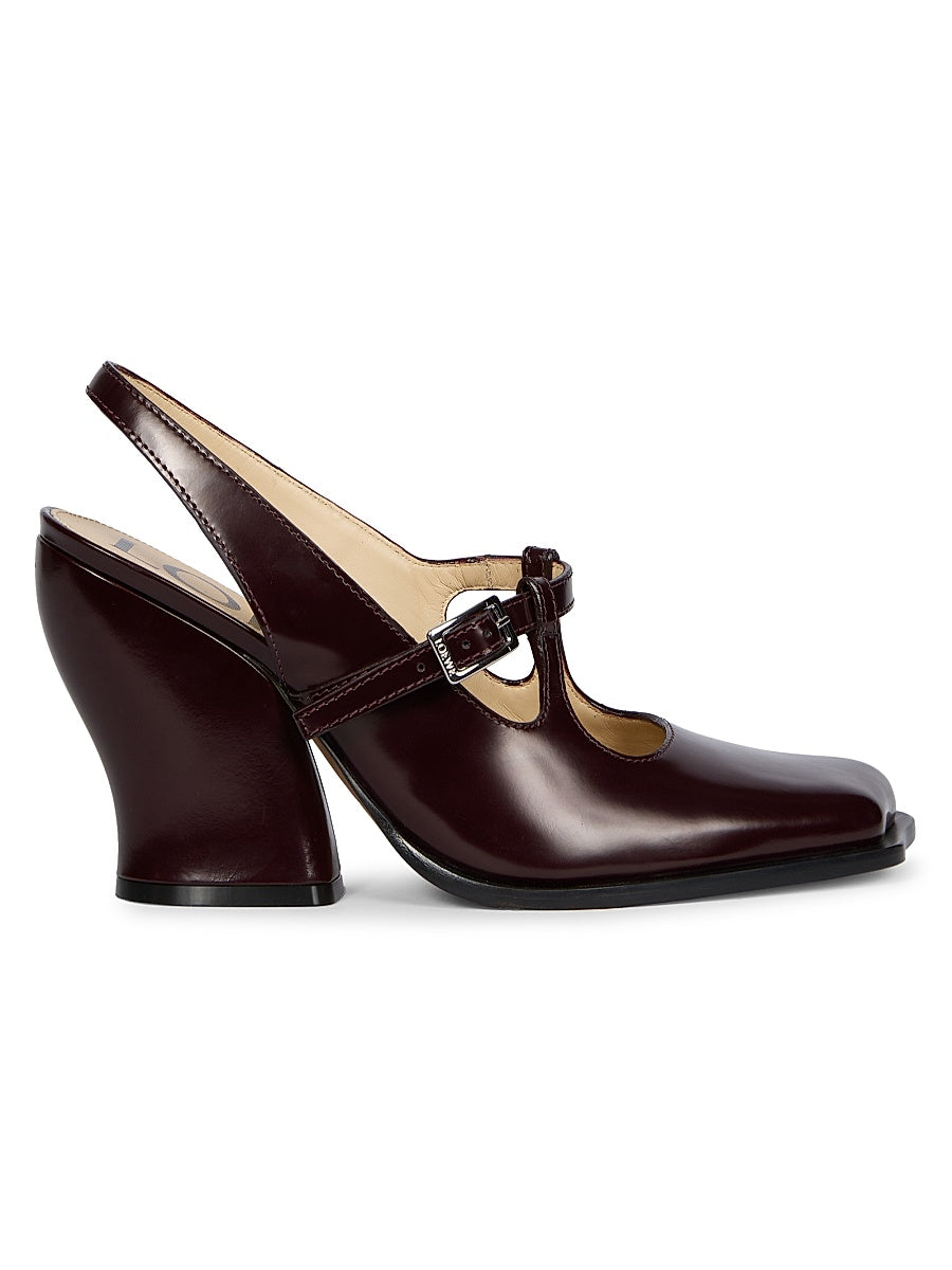 Onda Leather Slingback Pumps