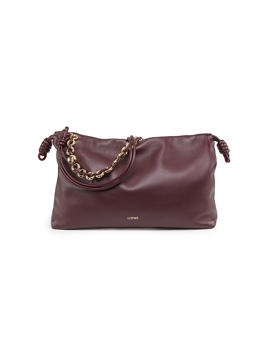 Large Flamenco Leather Shoulder Bag